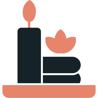 Mum Düz Vektör Simgesi