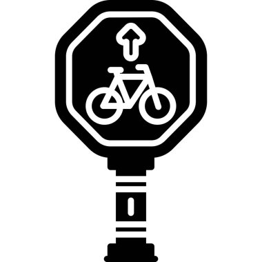 bisiklet ikonu vektör illüstrasyonu