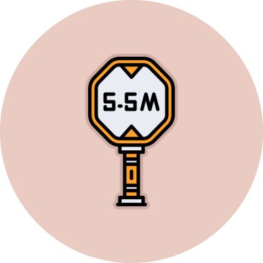 Yol işaretleri ikon vektör illüstrasyonu