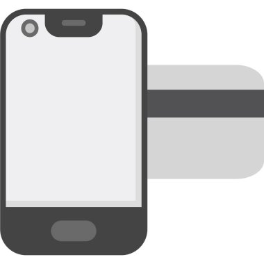 cep telefonu simgesi. vektör illüstrasyonu