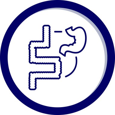 Bir yılanla mavi arkaplanın vektör çizimi