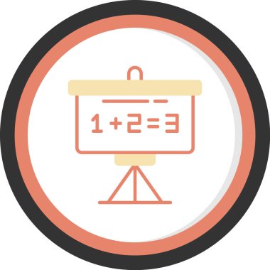 Modern eğitim ikonunun vektör illüstrasyonu