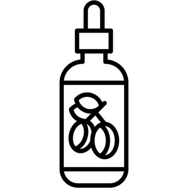 İlaç şişesi ikonu ana hat vektörü. İlaç şişesi. sağlık hizmetleri