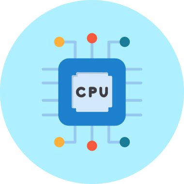 cpu web tasarım simgesi
