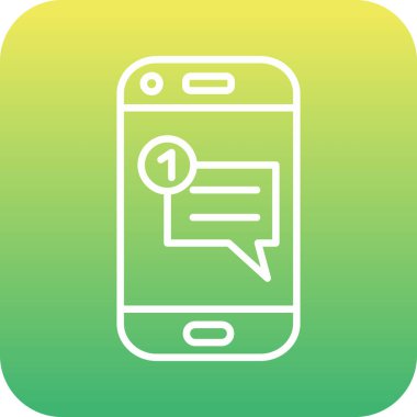 Vektör Mobil simge illüstrasyonu