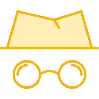 Şapka. Web simgesi basit illüstrasyon