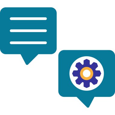 dişli simgesi vektör illüstrasyonu