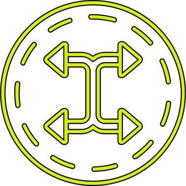 Çizgi film simgesinin vektör çizimi