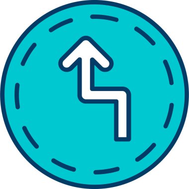 ok simgesi vektör illüstrasyonu