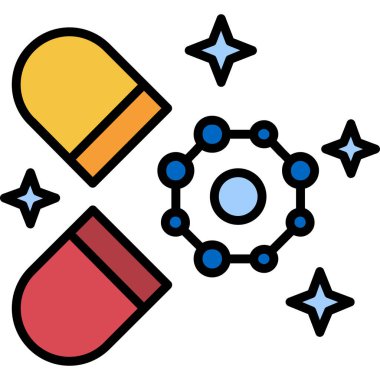 Kapsül kapsülü simgesi. outline kapsül vektör simgesi rengi düz izole