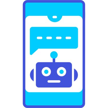 sohbet mesajı simgesi basit tasarım