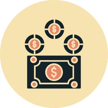 Vektör illüstrasyonu, simge ögesi arkaplanı