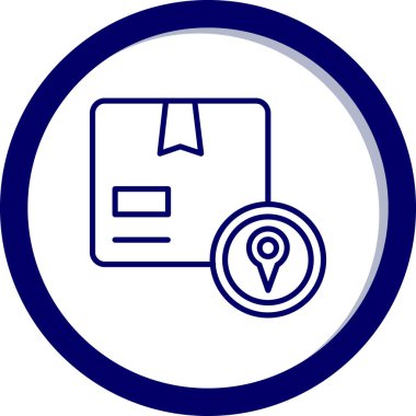 Harita işaretleyici konum simgesi, vektör illüstrasyonu