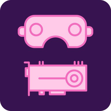 robot. Web simgesi basit illüstrasyon