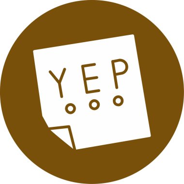 yes icon vector illustration