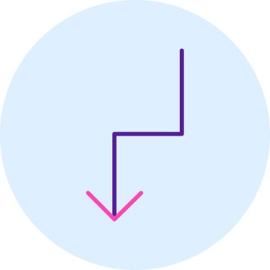 ok simgesi vektör illüstrasyonu