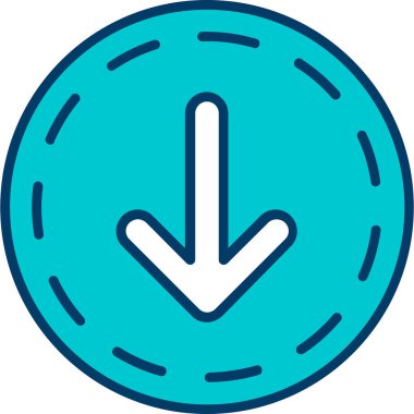 ok yönü simgesi doldurulmuş - taslak biçimi