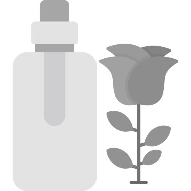 Gül çiçek simge vektör çizim