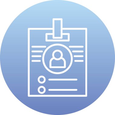 Kullanıcı simgesinin vektör çizimi