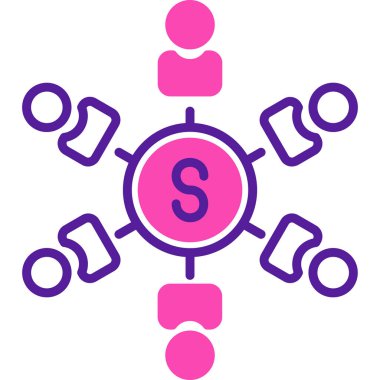 İş adamları. Web simgesi