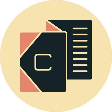 dosya biçimi simgesi, vektör illüstrasyonu