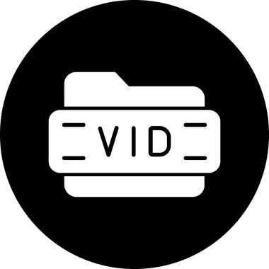 video kamera ikonu vektör illüstrasyonu