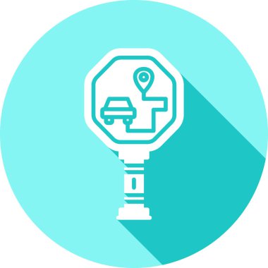 Araba lambası ikonu. vektör illüstrasyonu