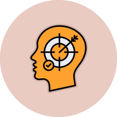 Saatli bir kadının vektör çizimi