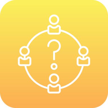 Kişisel ve ticari kullanım için vektör grubu simgesi.