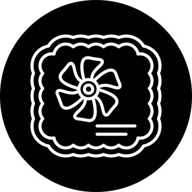 Gıda simgesinin vektör illüstrasyonu