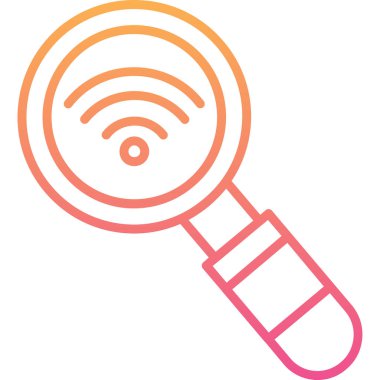 Tek bir simgenin vektör illüstrasyonu