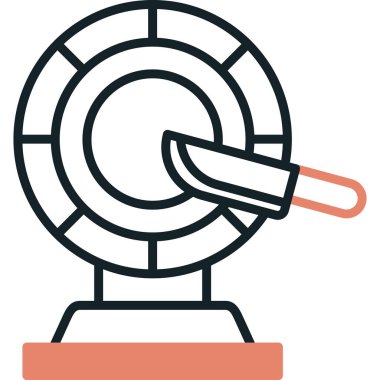 Uydu. Web simgesi basit illüstrasyon