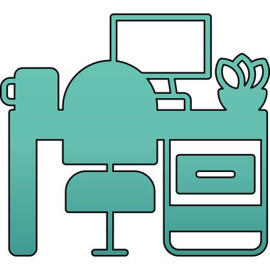 düz biçimli bilgisayar masaüstü simgesi