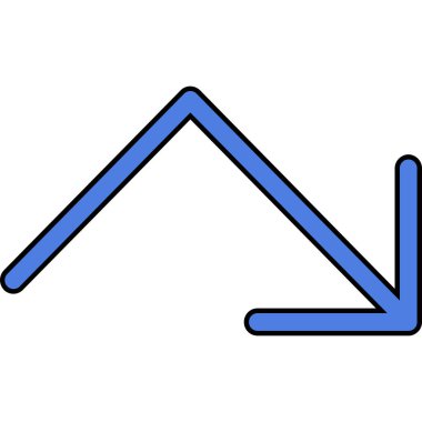 ok simgesi vektör illüstrasyonu