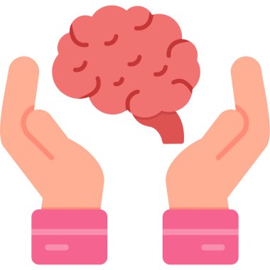 beyin insan eli simgesi