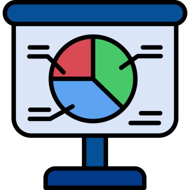 Analiz çizelgesi simgesi - taslak biçimi