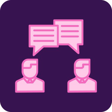 Konuşma baloncukları. Basit illüstrasyon