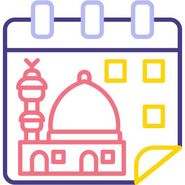 Cami simgesi, vektör resimleme