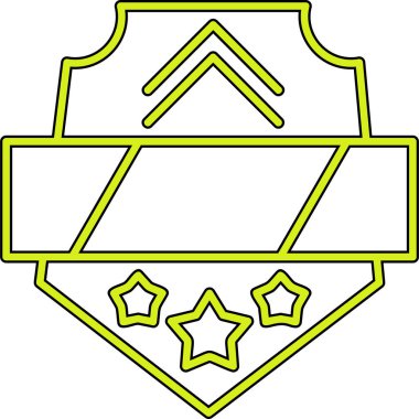 gold medal with ribbon vector illustration