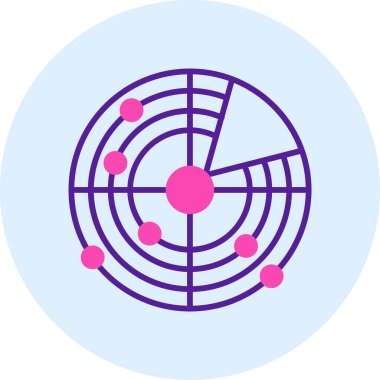 Hedef. Web simgesi basit illüstrasyon