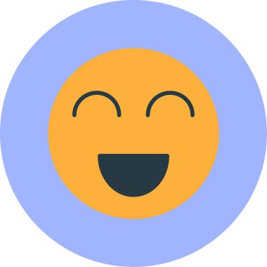 emoji. Web simgesi basit illüstrasyon