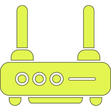 Çizgi film robotunun vektör çizimi