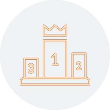 Modern simgenin vektör illüstrasyonu