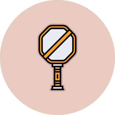 Vektör yol işareti simgesi