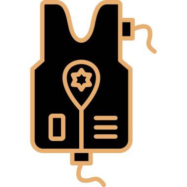 Modern bir simgenin vektör illüstrasyonu