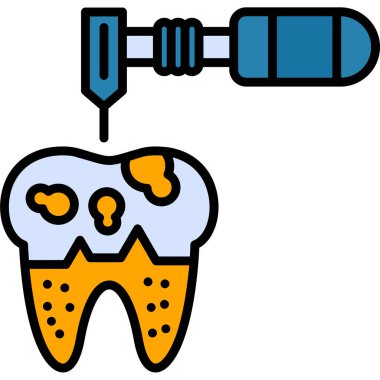 Diş bakımı ikonu. Beyaz arkaplanda izole edilmiş web tasarımı için özet diş bakımı ikonu