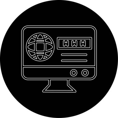 seo modern simgesinin vektör illüstrasyonu