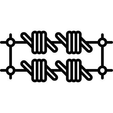 Zincir bağlantısı simgesi. Beyaz arkaplanda izole edilmiş web tasarımı için ana hat zincir vektör simgesi