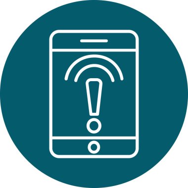 Vektör akıllı telefon simgesi illüstrasyonu