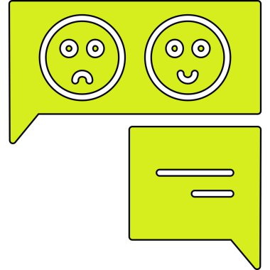 konuşma simgesi vektör illüstrasyonu